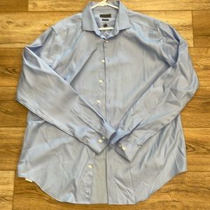 Calvin Klein slim fit non iron dress shirt TALL 18 38/39